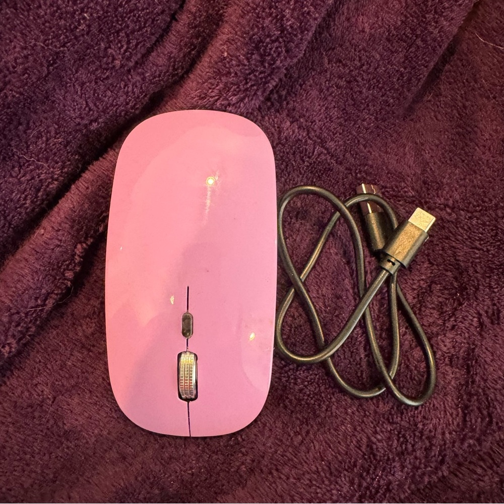 Pink Wireless Mouse New